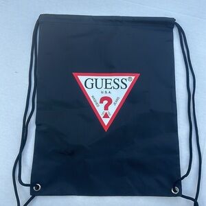 New GUESS Drawstring Gym Travel Bag